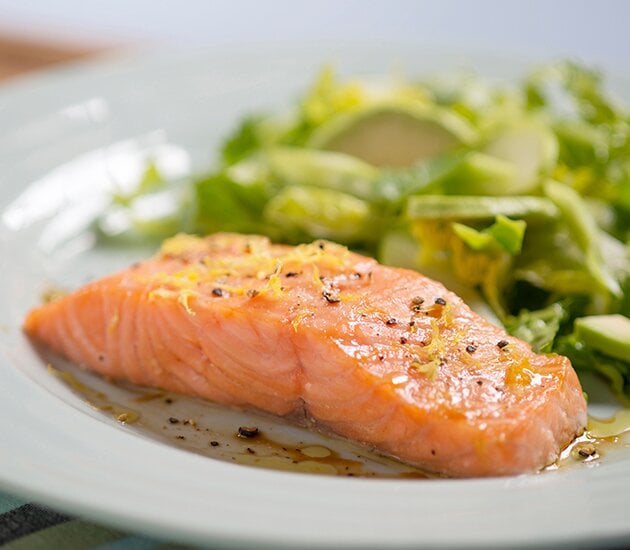 레몬연어샐러드