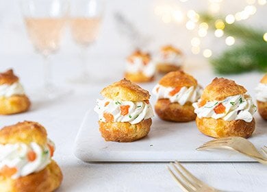 노르웨이 훈제 연어 퍼프