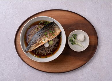 노르웨이 고등어 소바